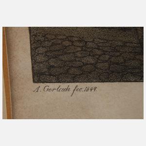 A. Gerlach, "Die Kleinschmieden-Strasse in Halle"