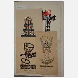 Sammlung Neujahrsgraphiken