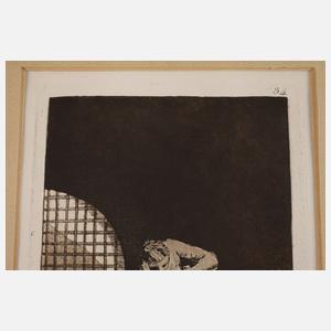 Francisco de Goya, "Las rinde el Sueño"