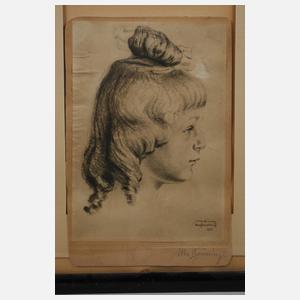 Max Brüning, Mädchenkopf