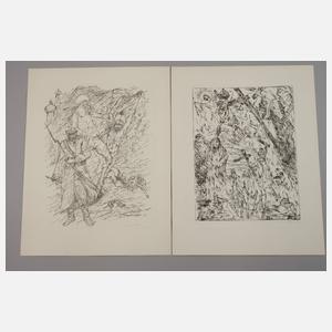 Fritz Cremer, Mappe zu Alexander Block "Die Zwölf"