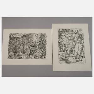 Fritz Cremer, Mappe zu Alexander Block "Die Zwölf"