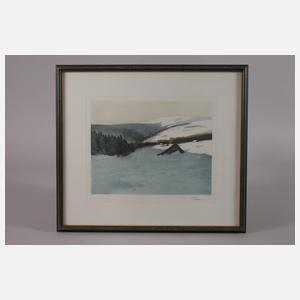 Friedrich Iwan, Winter im Gebirge