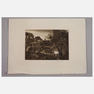 August Rieper, Paar Landschaftsradierungen