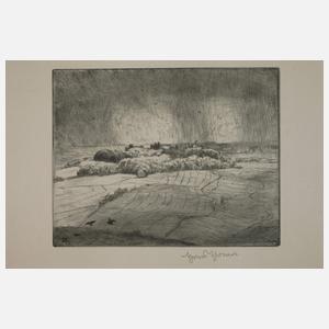 Hans Thoma, Zwei Radierungen