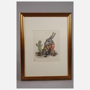 Andreas Paul Weber, Der Esel und der Kaktus