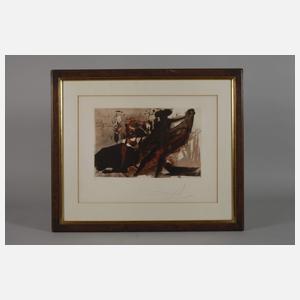 Salvador Dali, "La Tauromachie individuelle "