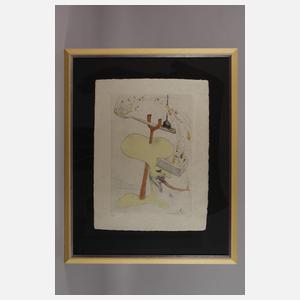 Salvador Dali, "Hommage á Quevedo"