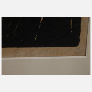 Prof. Erich Heckel, "Der Spaziergang"