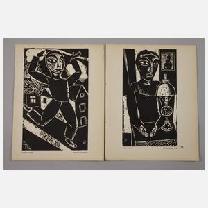 Robert Köpke, Konvolut Holzschnitte