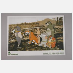 Banksy, Plakat für Greenpeace