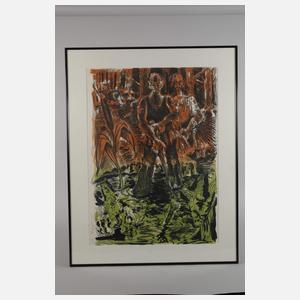 Prof. Jörg Immendorff, "Versuch, Adler zu werden"