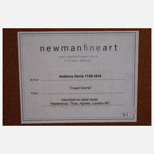 Anthony Devis, attr., Küstenszene England