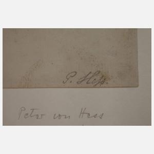 Peter von Hess, Infanterist