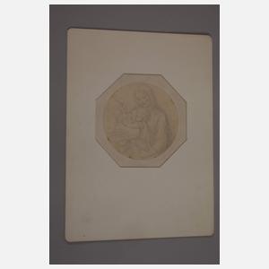 Carl Lossow, Mutter mit ihrem Kind am Tisch