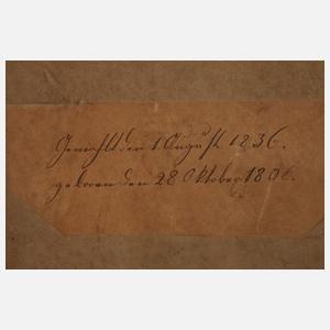 Paar Biedermeierportraits