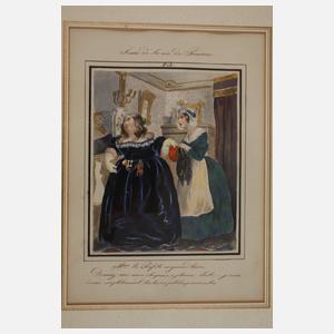 Alexander, Folge französischen Illustrationen