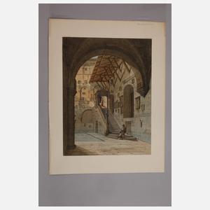 Martin Gensler, Außentreppe im Palazzo Bargello