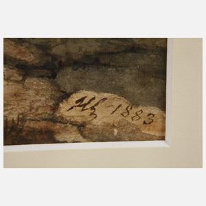 Karl Hetz, attr., Am Alpensee