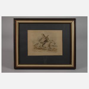 Wassili Wereschtschagin, attr., Reitender Kosake