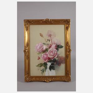 Franz B. Aulich, Rosen in Vase