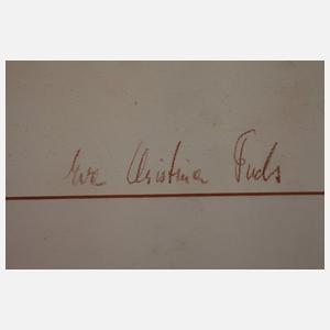 Eva Christina Fuchs, Sitzender Männerakt