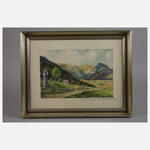 Hans Herold, Marterl im Frankenwald