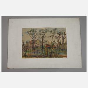 August Lange-Brock, Am Stadtrand