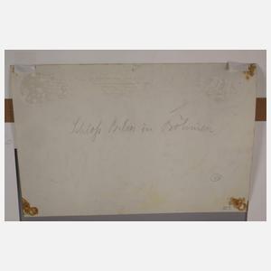 Lorenz Ritter, "Schloss Bilin in Böhmen"