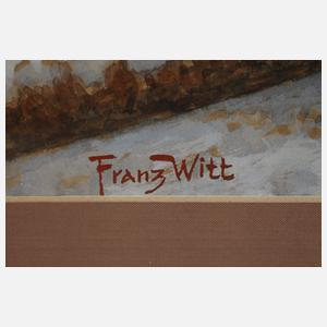 Franz Witt, Soldatenlager am Wald