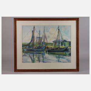 Fischerboote an der Ostseeküste