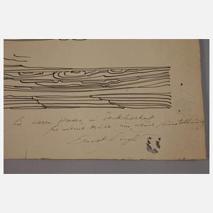 Ernst Fuchs, Illustrationszeichnung