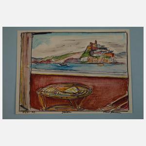 Karl Larsen, Zwei mediterrane Landschaften