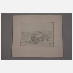 Julius Seyler, Konvolut Skizzen