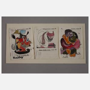 Melchior Setz, Drei Mischtechniken