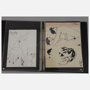 Matthias Waske, Umfangreicher Zeichnungskonvolut