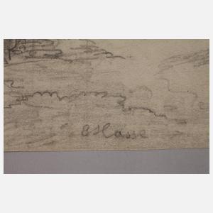 Ernst Hasse, attr., "Das heranziehende Gewitter"