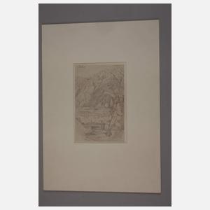 Erwin Oehme, attr., "Bei Landeck"