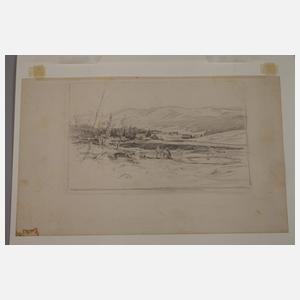 Rudolf Schuster, attr., Erzgebirgische Landschaft