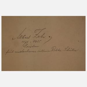 Albert Zeh, attr., Hirte unter Bäumen