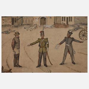 Völkerschlacht zu Leipzig am Ranstädter Tor