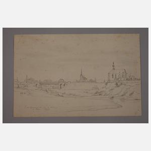 Oscar v. Alvensleben, attr., Landschaft bei Pilsen