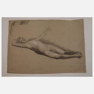 Heinrich Leutemann, Konvolut Aktzeichnungen