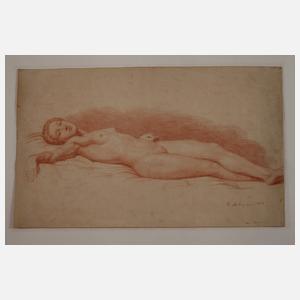 Heinrich Leutemann, Konvolut Aktzeichnungen