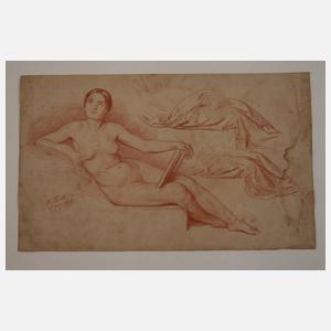 Heinrich Leutemann, Konvolut Aktzeichnungen