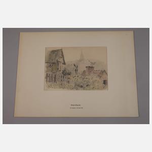 Wilhelm Heinrich Schneider, attr., Bauerngehöft