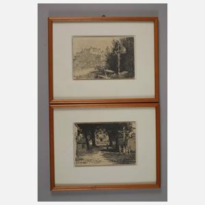 Carl Oskar Arends, Zwei Zeichnungen