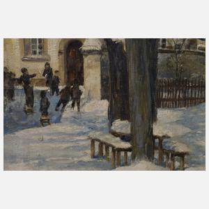 Johannes Carlé, Krebes im Winter