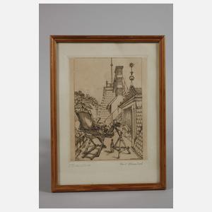 Prof. Karl Hanusch, Zwei Graphiken