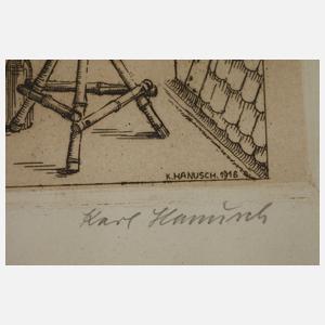 Prof. Karl Hanusch, Zwei Graphiken